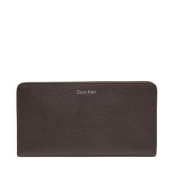 Portfel Calvin Klein. Brązowe portfele damskie Calvin Klein. Za 289.99 zł.