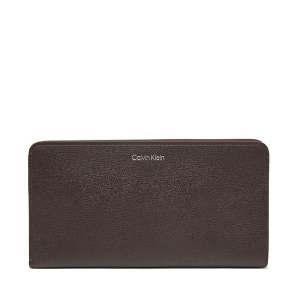 Portfel Calvin Klein. Brązowe portfele damskie Calvin Klein. Za 289.99 zł.