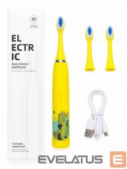 Szczoteczka iLike Do zębów Kids Rechargeable Sonic Electric Toothbrush USB Charging 3 Brush Heads (1+2 Replacement Heads) Soft Bristles Waterpro (ILIK. Szczoteczki elektryczne iLike. Za 58.20 zł.