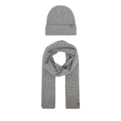 Zestaw szalik i czapka Liu Jo. Szare czapki damskie Liu Jo, bez wzorów. Za 339.99 zł.
