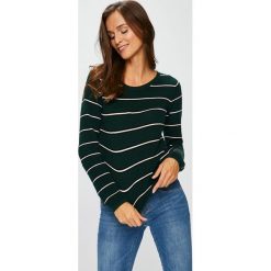 Tally Weijl - Sweter. Zielone swetry nierozpinane damskie TALLY WEIJL, l, bez wzorów, z bawełny, bez kołnierzyka, bez ramiączek. W wyprzedaży za 59.90 zł.