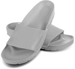 Klapki basenowe unisex Aqua Speed Oslo. Czerwone klapki męskie Aqua-Speed, bez wzorów, z materiału, bez zapięcia. Za 62.99 zł.