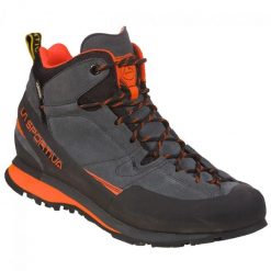 Buty trekkingowe męskie La Sportiva La Boulder X Mid Gtx. Szare trekkingi męskie La Sportiva, z gore-texu, za kostkę, bez zapięcia. Za 1,057.00 zł.