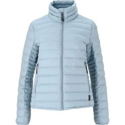 Damska kurtka puchowa Whistler Edge. Niebieskie kurtki sportowe damskie Whistler, uniwersalny, bez wzorów, z materiału, bez ramiączek, bez kaptura, trekkingowe. Za 303.50 zł.