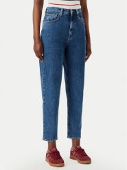 Tommy Jeans Jeansy DW0DW23464 Niebieski Mom Fit. Niebieskie jeansy damskie Tommy Jeans, bez wzorów, z jeansu. Za 409.99 zł.