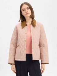 Barbour kurtka pikowana - Liddesdale Quilted Kobiety różowy, 44. Czerwone kurtki damskie Barbour, bez wzorów, ze sztruksu, bez kaptura. Za 799.95 zł.