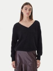 Dixie Sweter M277Y065A 1900 Czarny Regular Fit. Czarne swetry nierozpinane damskie Dixie, m, bez wzorów, z wełny, bez kołnierzyka, bez ramiączek. Za 549.99 zł.
