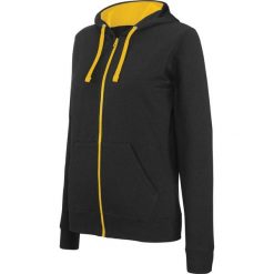 Bluza z kapturem Kariban Contrastée. Czarne bluzy damskie KARIBAN, l, bez wzorów, z bawełny, bez ramiączek, z kapturem. Za 229.00 zł.