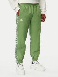 Kappa Spodnie dresowe Orfeo 36235NW Zielony Comfort Fit. Zielone spodnie sportowe męskie Kappa, m, bez wzorów, z dresówki. Za 179.99 zł.