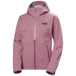 Damska kurtka turystyczna Helly Hansen Momentum 3L. Fioletowe kurtki sportowe damskie Helly Hansen, l, bez wzorów, bez ramiączek, bez kaptura. Za 1,099.00 zł.