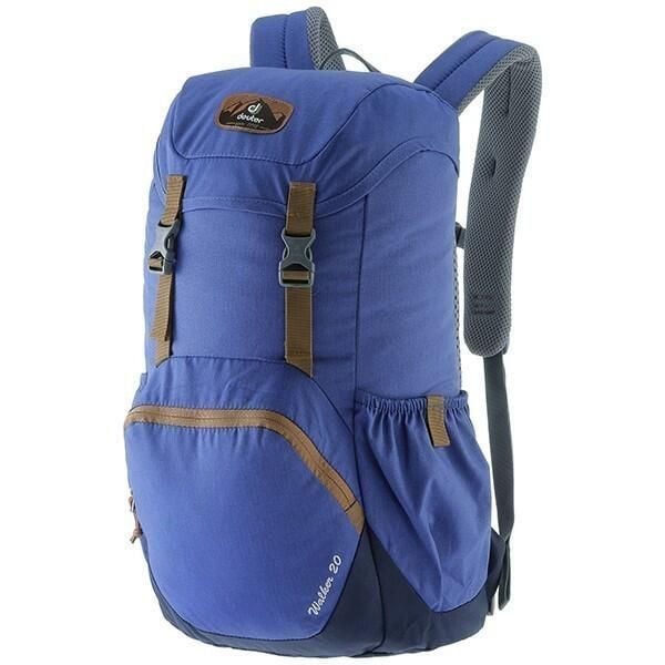 Plecak sportowy trekkingowy turystyczny miejski Deuter Walker 20L. Niebieskie plecaki męskie Deuter, bez wzorów, biznesowe. Za 239.00 zł.
