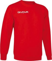 Givova Bluza męska Maglia One czerwona r. XS. Czerwone bluzy męskie Givova, m, bez wzorów, bez ramiączek, bez kaptura. Za 81.30 zł.