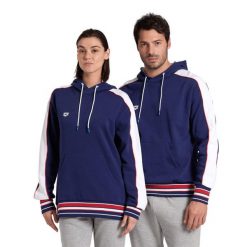 Bluza Arena Hooded Sweat Inserts z kapturem. Niebieskie bluzy damskie ARENA, m, bez wzorów, z polaru, sportowe, bez ramiączek, z kapturem. Za 279.00 zł.