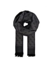 Guess Szal AW5465 VIS03 Czarny. Czarne rękawiczki damskie Guess, z aplikacjami, z wiskozy. Za 239.99 zł.