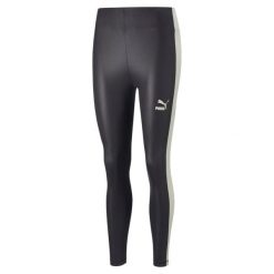 Legginsy damskie Puma T7 SHINY. Czarne legginsy damskie Puma, bez wzorów. Za 133.99 zł.