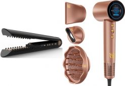 Prostownica SkinVibe SkinVibe Luna MiniWireless (SV-003BK) + SkinVibe Aurea Family X Plasma Mocha Mousse (SV-001MM). Prostownice SkinVibe. Za 1,117.00 zł.