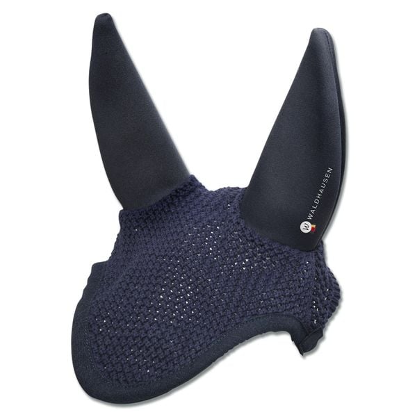 Krótka czapka dla konia Waldhausen Quiet. Niebieskie czapki damskie WALDHAUSEN, bez wzorów, sportowe. Za 155.50 zł.