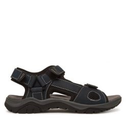 Sandały Bugatti. Niebieskie sandały męskie Bugatti, bez wzorów, bez zapięcia. Za 179.99 zł.