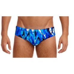 Kąpielówki męskie Funky Trunks Chaz Michael - slipy. Niebieskie kąpielówki męskie Funky Trunks, m, bez wzorów. Za 109.00 zł.