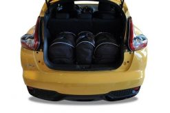 Torby Do Bagażnika Nissan Juke 2010-2019 3Szt Kjust. Czarne torby podróżne damskie KJUST, bez wzorów, z kauczuku. Za 944.00 zł.