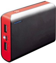 Powerbank Platinet LED 6000mAh Czarno-czerwony. Czarne powerbanki Platinet. Za 67.15 zł.