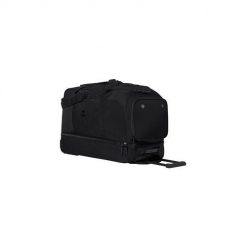 Torba sportowa na kółkach z bottomcase Erima Travel Line. Czarne torby sportowe męskie Erima, bez wzorów, z materiału. Za 359.99 zł.