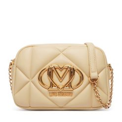 Torebka LOVE MOSCHINO. Brązowe listonoszki damskie Love Moschino, bez wzorów, bez dodatków. Za 879.99 zł.
