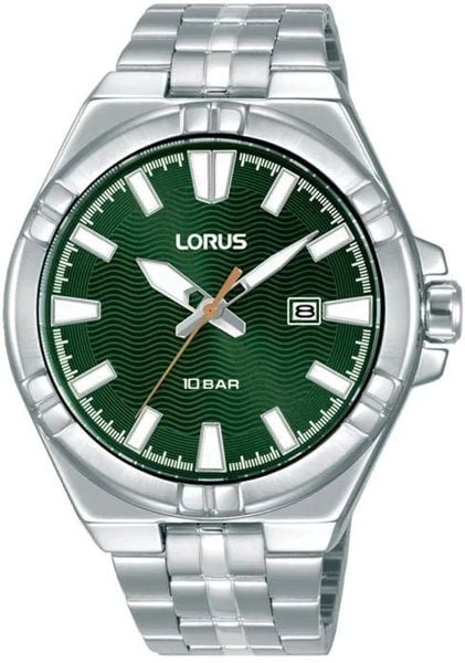 Zegarek Lorus męski RH975RX9 stalowy wodoszczelny . Szare zegarki męskie Lorus, bez wzorów, ze stali. Za 279.00 zł.