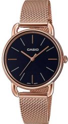 Zegarek Casio Timeless damski czarna tarcza 30 mm (LTP-E412MPG-1ADF). Czarne zegarki damskie Casio. Za 379.99 zł.