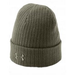 Czapka zimowa unisex UNDER ARMOUR. Zielone czapki damskie Under Armour, na zimę, bez wzorów. Za 116.00 zł.