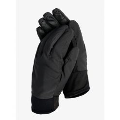 Rękawiczki Black Diamond Midweight Softshell Gloves. Czarne rękawiczki męskie Black Diamond, bez wzorów, z softshellu. Za 131.99 zł.