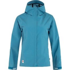Kurtka przeciwdeszczowa damska Fjällräven HC Hydratic Trail. Niebieskie kurtki sportowe damskie Fjällräven, na lato, l, bez wzorów, z materiału, bez ramiączek, z kapturem. Za 899.99 zł.