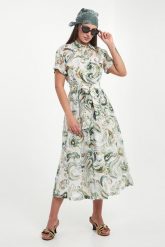 Sukienka midi Galli MARELLA. Sukienki damskie Marella, bez wzorów, bez kołnierzyka, bez ramiączek, midi. Za 1,879.00 zł.