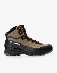 Buty trekkingowe wysokie Scarpa Rush TRK LT GTX - mud/burnt orange. Pomarańczowe trekkingi męskie Scarpa, bez zapięcia. Za 955.66 zł.