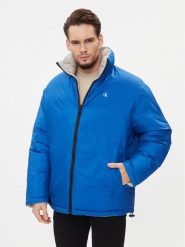 Calvin Klein Jeans Kurtka zimowa 90's J30J324438 Niebieski Oversize. Niebieskie kurtki męskie Calvin Klein Jeans, na zimę, m, bez wzorów, z jeansu, bez kaptura. Za 759.99 zł.