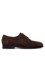 Polo Ralph Lauren Półbuty Owen Wingtip 811P15884001 Brązowy ciemny. Brązowe buty wizytowe męskie Polo Ralph Lauren, bez wzorów, ze skóry, bez obcasa, bez zapięcia. Za 989.99 zł.