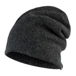 Czapka z bawełną Knitted Jarn. Żółte czapki damskie Buff, bez wzorów, z bawełny. W wyprzedaży za 95.94 zł.