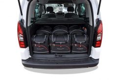 Torby Do Bagażnika Citroen Berlingo 2008-2018 6Szt Kjust. Czarne torby podróżne damskie KJUST, bez wzorów, z kauczuku. Za 1,722.00 zł.