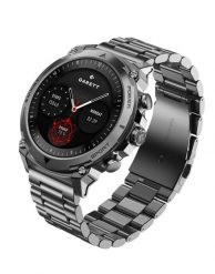 Smartwatch Garett Atom stalowy. Czarne krokomierze GARETT. Za 349.00 zł.