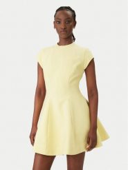 Bardot Sukienka koktajlowa Beckett 60382DB Żółty Regular Fit. Żółte sukienki damskie Bardot, bez wzorów, z wiskozy, wizytowe, bez kołnierzyka, bez ramiączek. Za 699.99 zł.