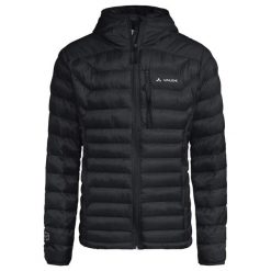 Kurtka turystyczna z kapturem VAUDE Batura. Czarne kurtki męskie Vaude, bez wzorów, sportowe, z kapturem. Za 922.35 zł.