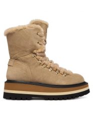 Bogner Trzewiki Saas Fee 1 B 22544163 Beżowy. Brązowe botki damskie Bogner, bez wzorów, ze skóry, bez obcasa, na płaskiej podeszwie, bez zapięcia. Za 1,949.00 zł.