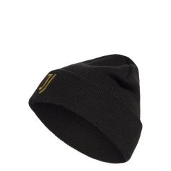 Czapka JUVENTUS WOOLIE. Czarne czapki damskie Adidas, na zimę, bez wzorów, z dzianiny, sportowe. Za 119.00 zł.