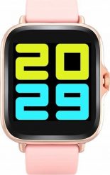 Smartwatch Denver Smartwatch BT Denver SWC-156ROMK2 różowy. Czerwone zegarki smartwatch Denver, bez wzorów. Za 55.97 zł.