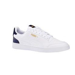 Buty męskie Puma Shuffle. Białe buty sportowe męskie Puma, bez wzorów, z materiału, bez zapięcia, trekkingowe. Za 290.00 zł.