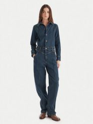 Wrangler Kombinezon Western 112371042 Granatowy Regular Fit. Niebieskie sukienki damskie Wrangler, xl, bez wzorów, z bawełny, bez kołnierzyka, bez ramiączek. Za 599.99 zł.