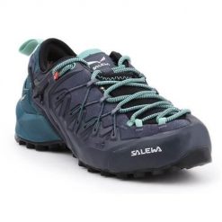Buty trekkingowe damskie Salewa WS Wildfire Edge Gtx. Szare obuwie trekkingowe damskie Salewa, z materiału, bez zapięcia. Za 1,023.00 zł.