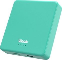 Powerbank Vinnic Vinnic MANA Magnetic Wireless Powerbank 8.000mAh, blue. Niebieskie powerbanki Vinnic. Za 64.06 zł.