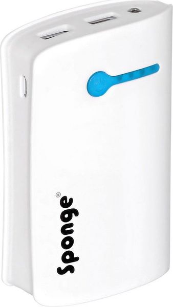 Powerbank Sponge 8400mAh Biały. Białe powerbanki Sponge. Za 64.37 zł.