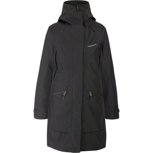 Parka dla kobiet Didriksons Ilma. Czarne parki damskie Didriksons, na jesień, m, bez wzorów, bez kaptura. Za 840.00 zł.
